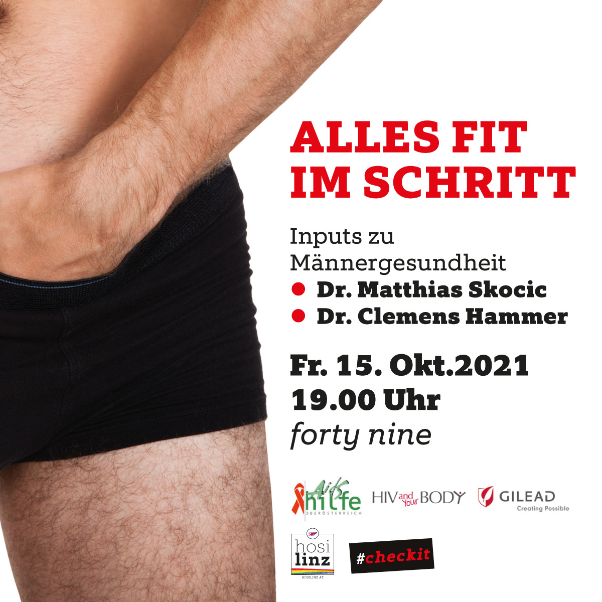 Alles fit im Schritt – Inputs zu Männergesundheit